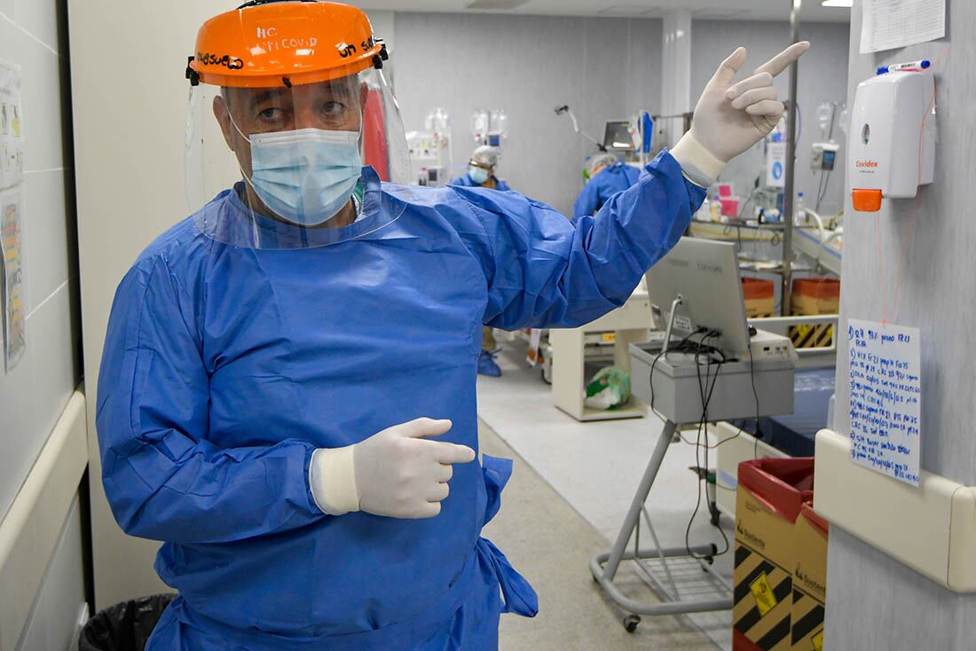 Nueva Unidad de Terapia Intensiva en el Hospital Central con pacientes con Covid-19 positivo