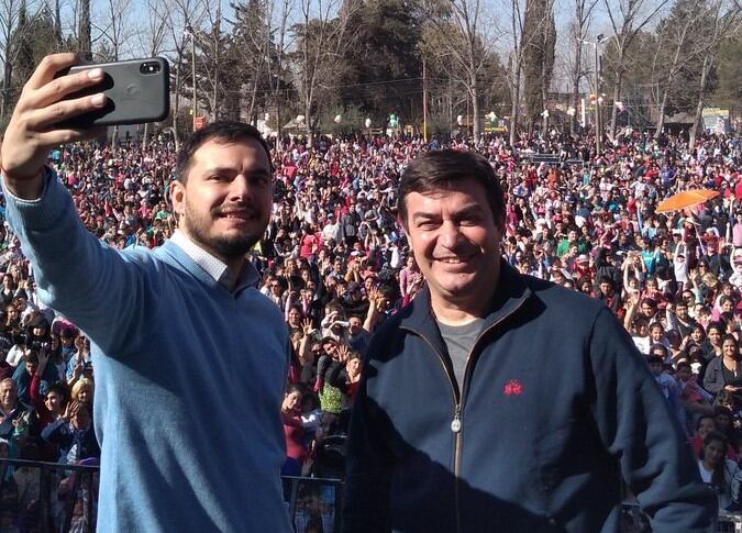 De Marchi junto con Álvaro Martínez/ Bien Cuyano