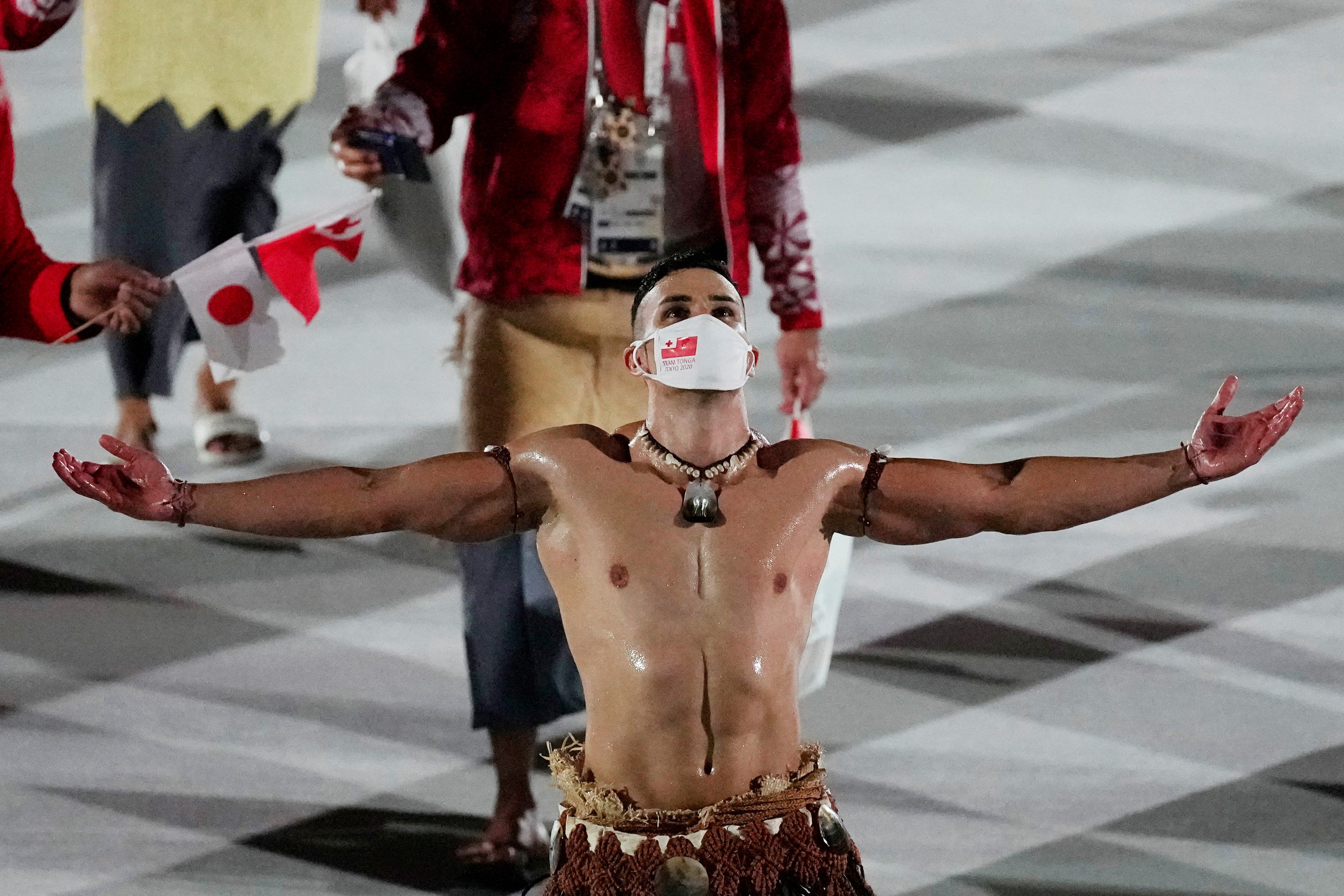 Pita Taufatofua fue abanderado de Tonga en Rio 2016 y Tokio 2020.