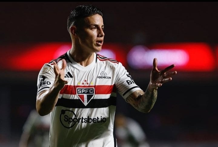 James Rodríguez en Sao Paulo