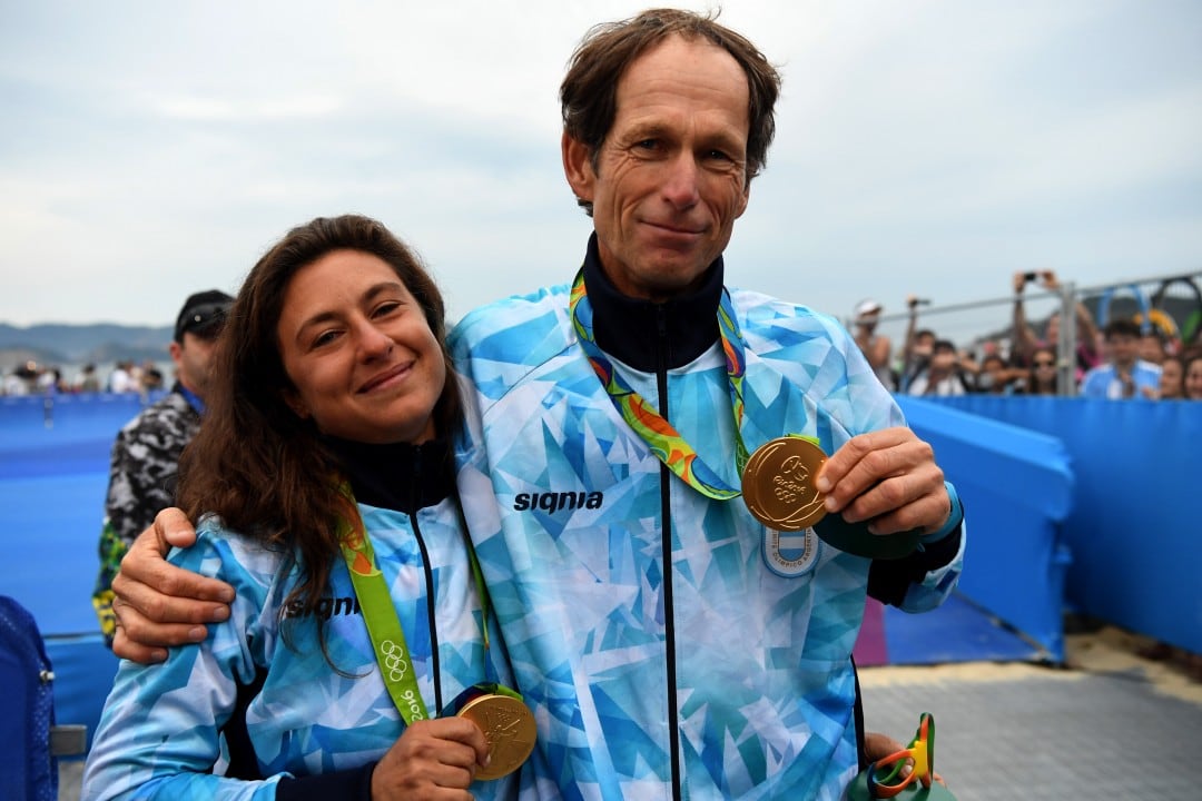 El tres veces medallista no se quiso perder la definición en París.