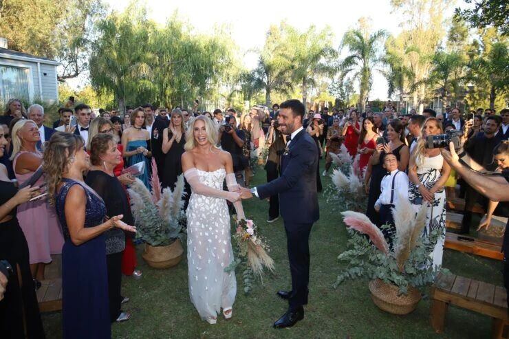 Boda de Juli Puente y Facu Miguelena.

Foto: RS Fotos