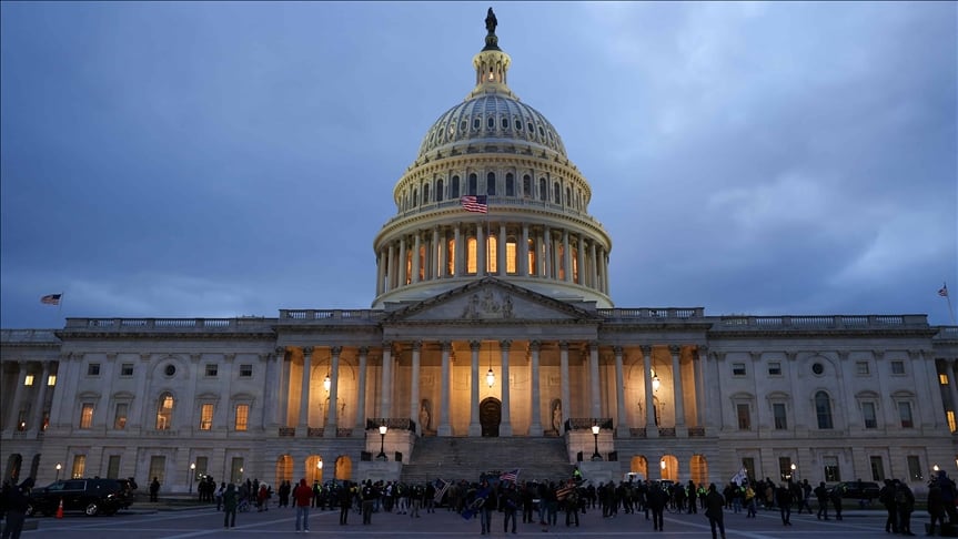 Los partidarios del presidente estadounidense Donald Trump se reunieron frente al edificio del Capitolio en Washington DC, Estados Unidos (2021). Foto archivo: Tayfun Coskun - Agencia Anadolu