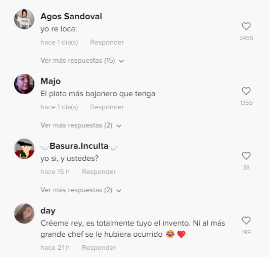 Los seguidores del tiktoker apoyaron al joven cocinero. Foto Captura: TikTok/@eleizur