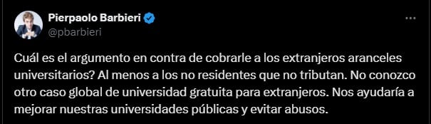 Posible arancelamiento: Solo 7% de los estudiantes de la UNCuyo son extranjeros y residen en Argentina. Foto: Captura Web