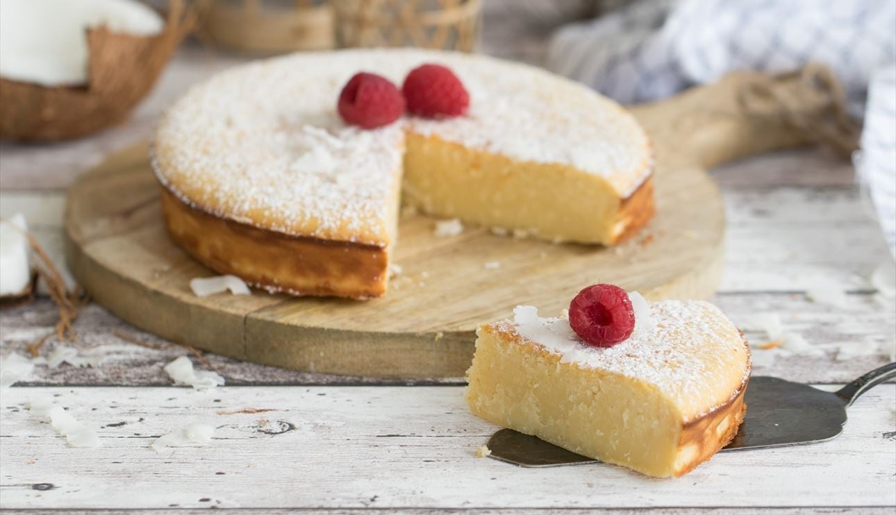 Paso a paso para hacer la tarta de coco con leche condensada