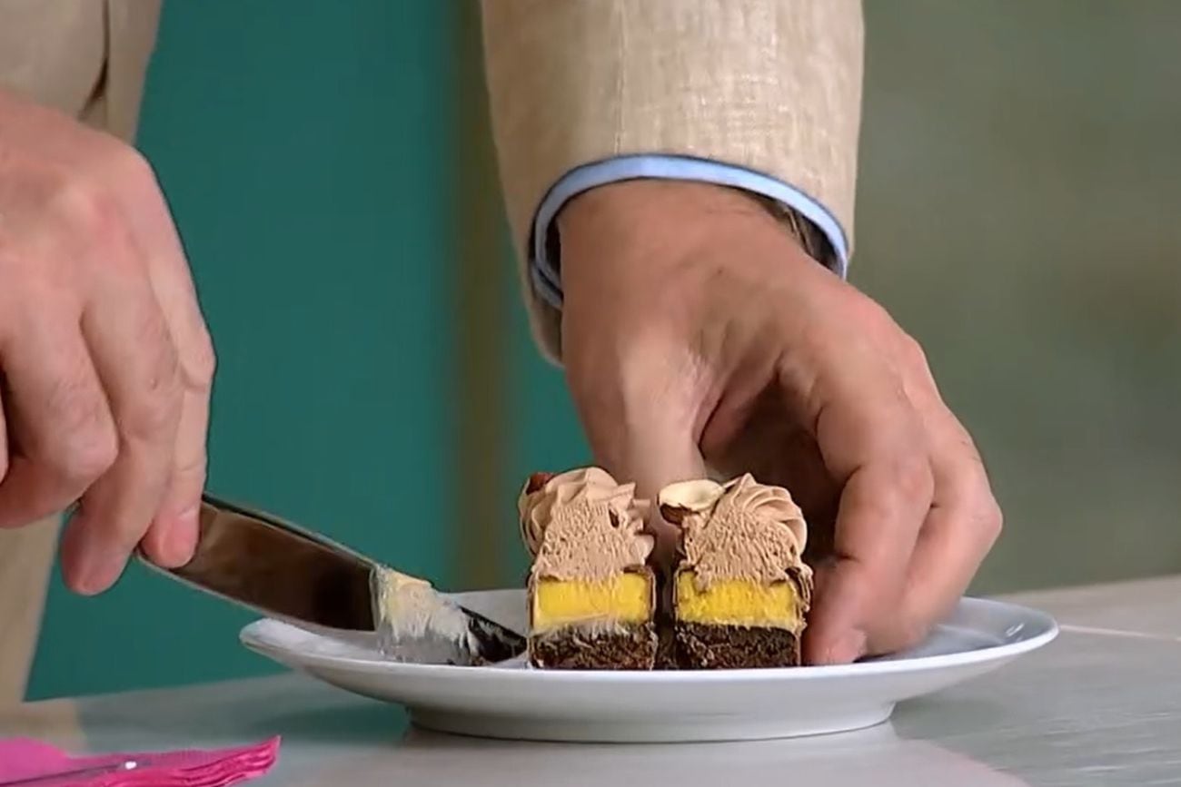 Lingotes de brownie de Bake Off Argentina.