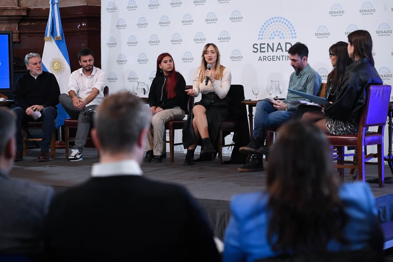 La senadora nacional presentó un proyecto contra la ciberludopatía en el Congreso.