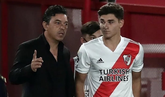 El joven goleador debería ausentarse de River por Eliminatorias. / Gentileza