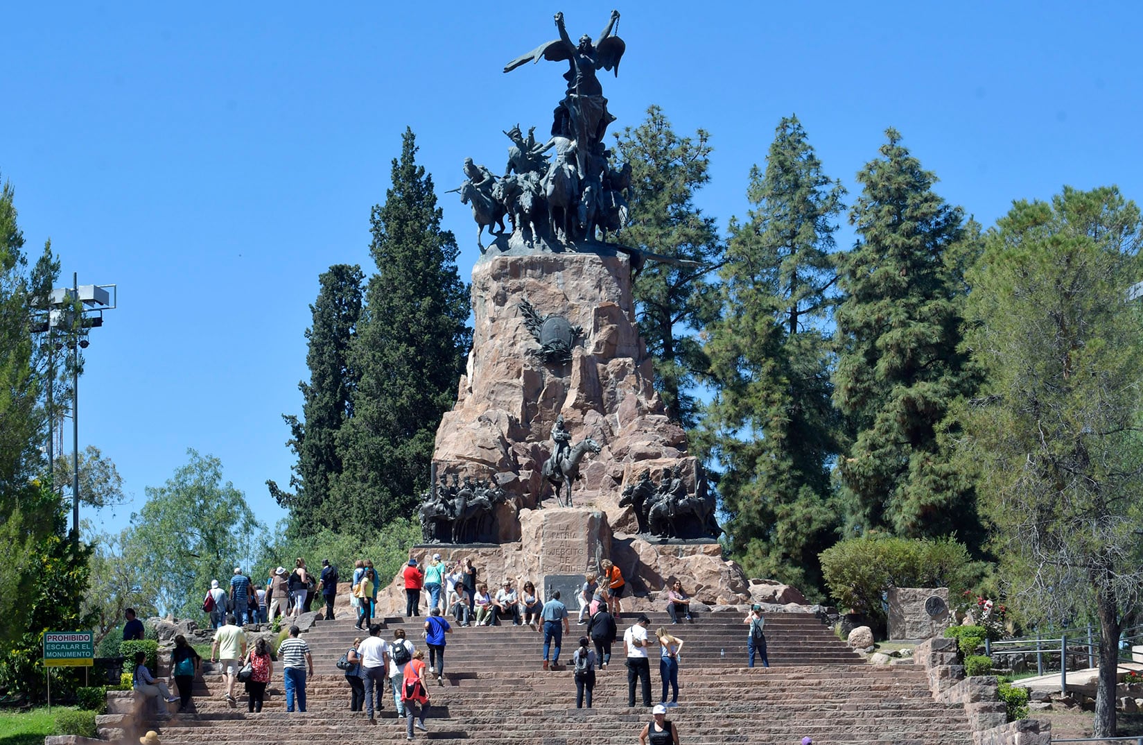 Cerro de la Gloria - Foto: Orlando Pelichotti / Los Andes