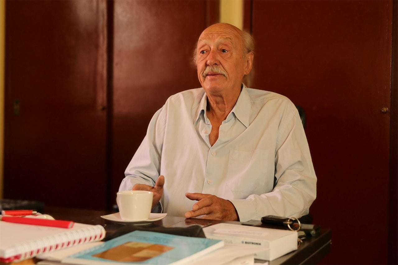 Entrevista a Elbio Rodríguez reconocido encuestador de Mendoza. Foto: Los Andes / Daniel Caballero