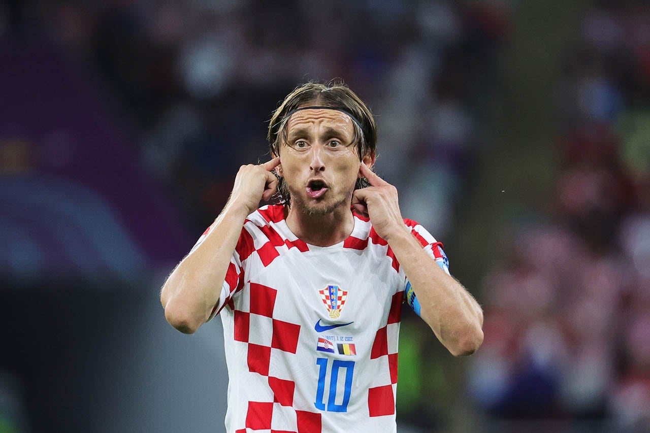 Luka Modric  jugador de fútbol del seleccionado de Croacia en el Mundial de fútbol Qatar 2022