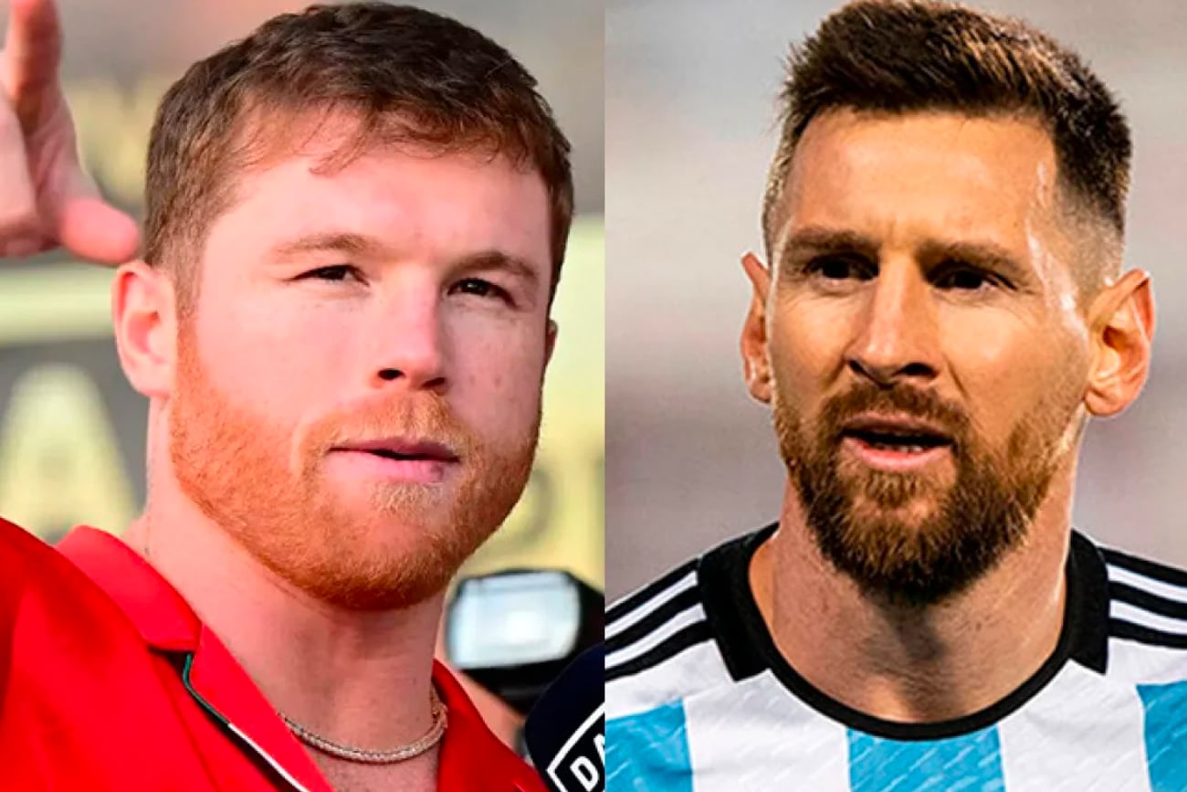 “Messimetral”: el sitio web que calcula de manera permanente a qué distancia está Messi de Canelo Álvarez.