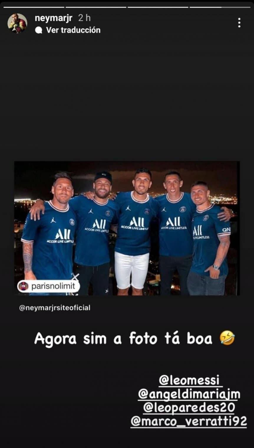 La historia de Neymar con la famosa foto de Ibiza editada. / Gentileza.