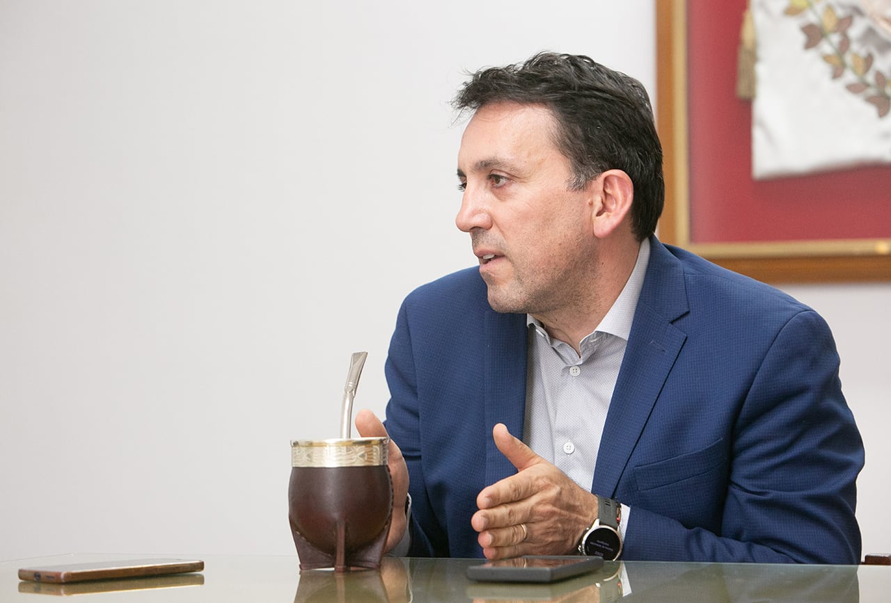 Tadeo García Zalazar. Ministro de Educación, Cultura, Infancias y Dirección General de Escuelas de la Provincia de Mendoza. Foto: Los Andes