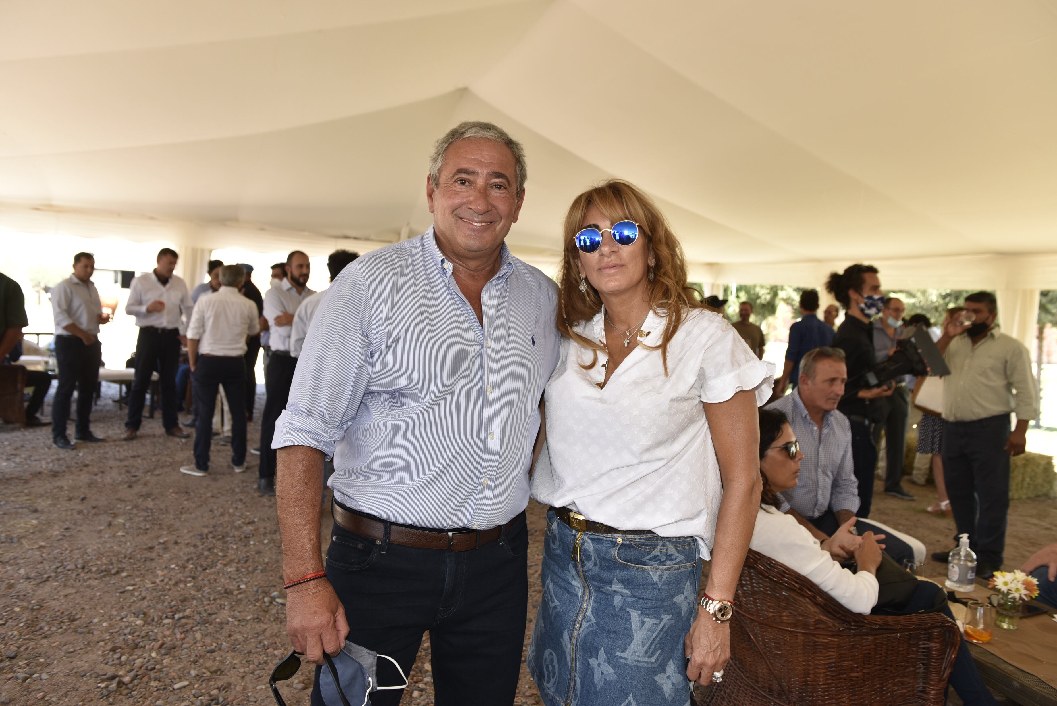 En la foto: Alfredo Luis Vila Santander y su esposa, Beatriz Vázquez.