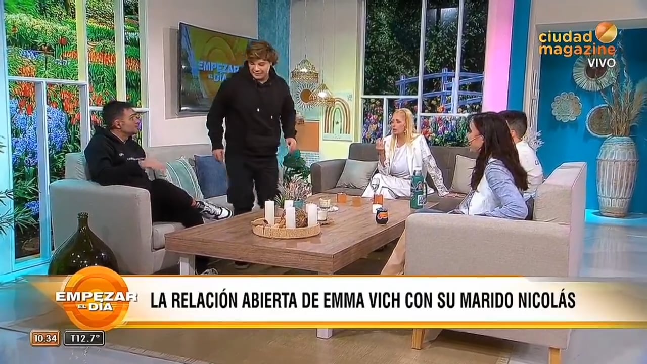 El equipo de Yuyito González incomodó a Emma Vich. Captura del video.