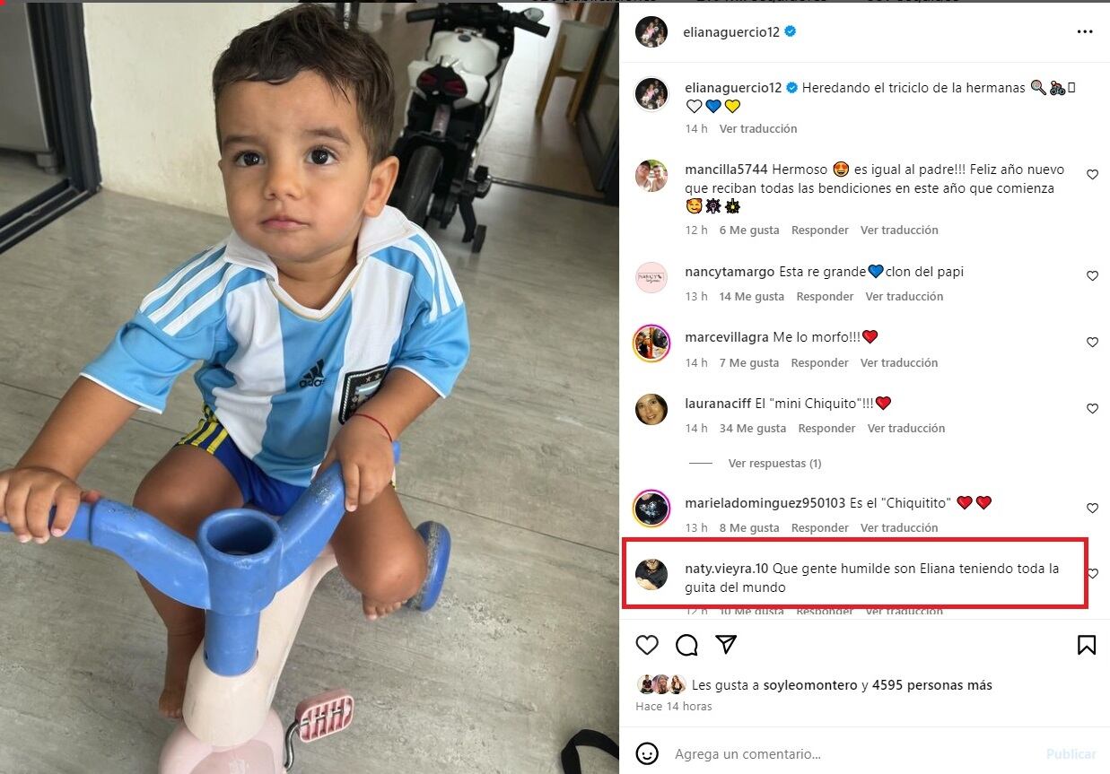 La decisión de Eliana Guercio con su hijo menor.