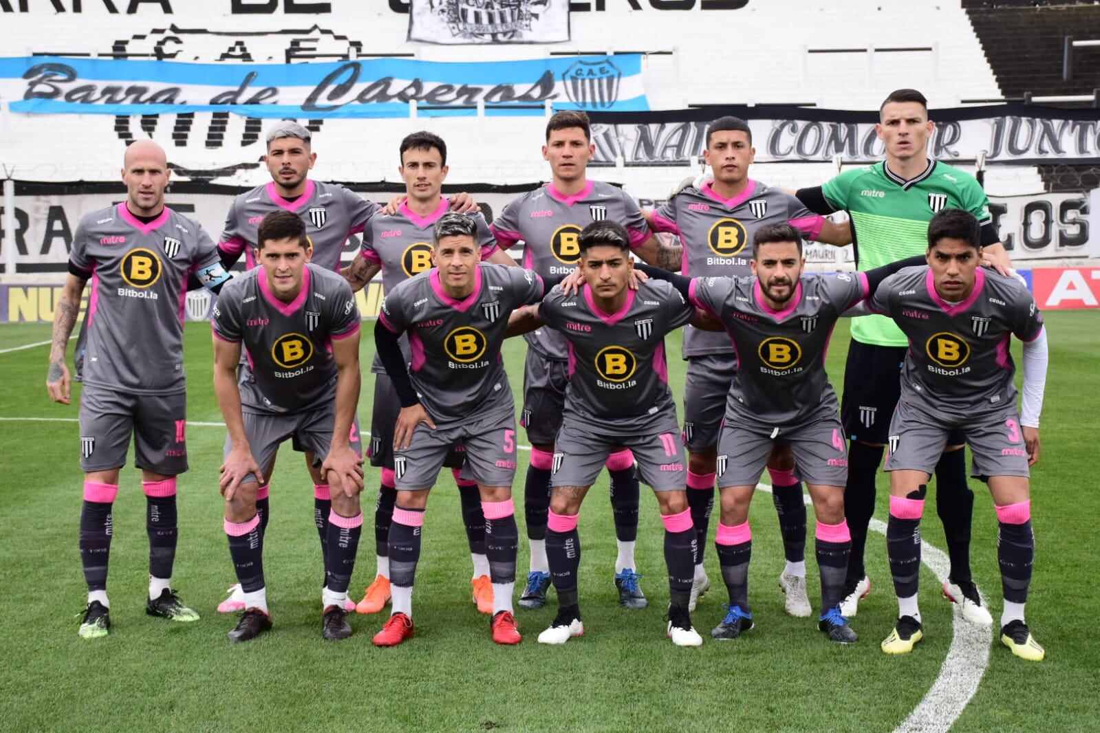 El equipo titular del Lobo del Parque que por la 22° fecha, igualó 0-0 con Estudiantes de Casero. / Gentileza: Prensa Estudiantes.