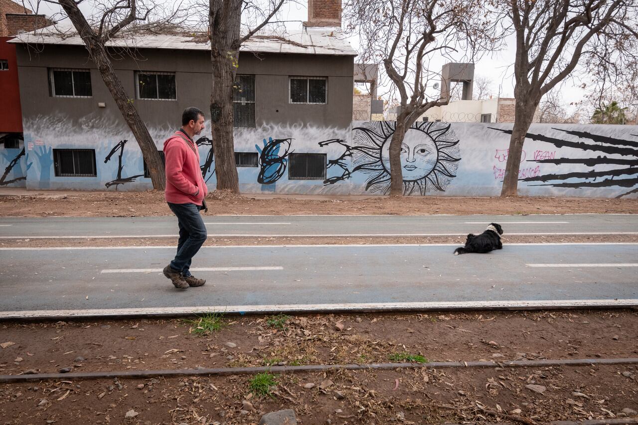 El próximo martes el Concejo Deliberante de Godoy Cruz sesionará en la ciclovía, donde se levantaba la casa del Tropero. | Foto: Ignacio Blanco / Los Andes