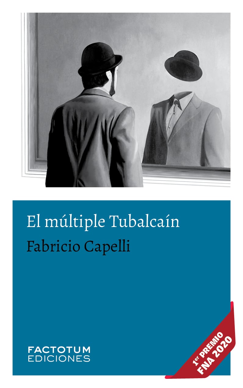 Portada de El múltiple Tubalcaín, de Fabricio Capelli, premiado por el FNA.