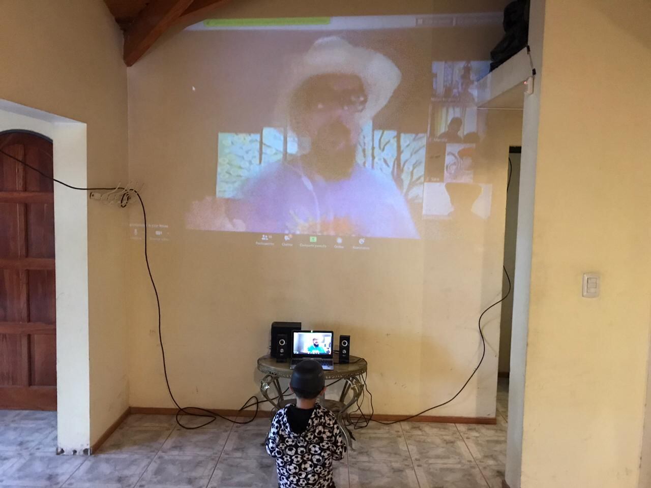 Al cumple del niño "asistieron" amigos y familiares del Sur provincial, de Río Negro, de Buenos Aires y hasta de Irlanda.