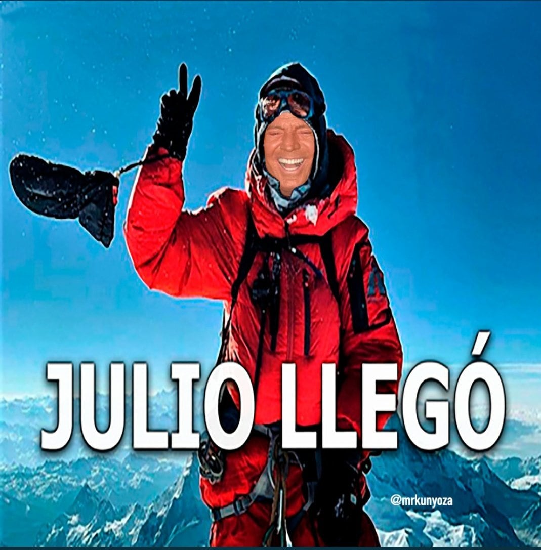 Llegó julio (el mes) y, con él, los mejores e infaltables memes de Julio Iglesias. Foto: Twitter.