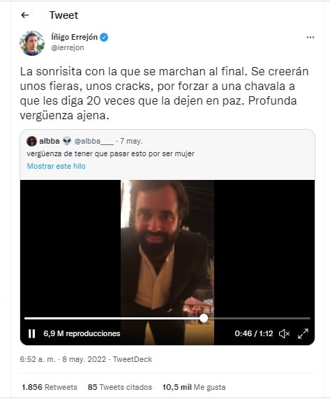 Varias personalidades de España hicieron su descargo en las redes sociales. 