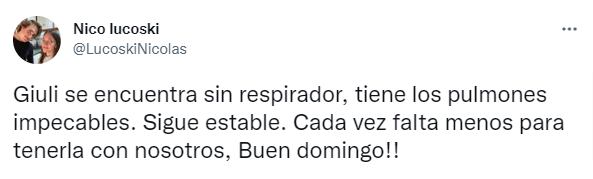 Nicolás, el hermano de la Reina, compartió buenas noticias este domingo sobre la salud de Giuli.