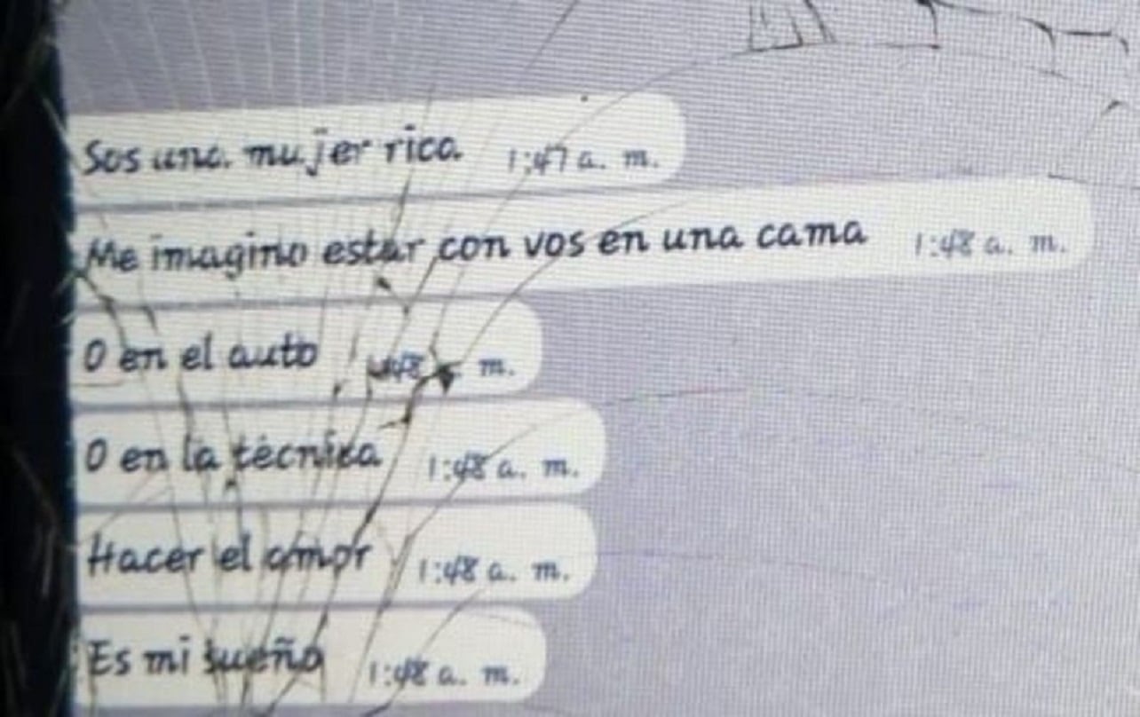 El chat de WhatsApp del profesor y catequista que acosaba a una alumna en Salta - Gentileza / El Tribuno