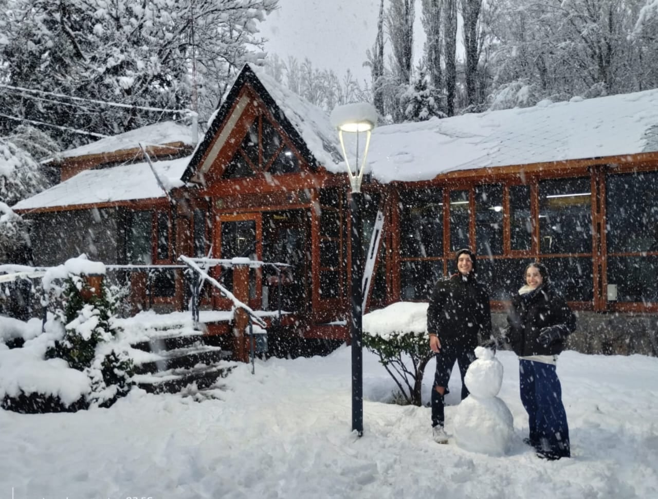 Una intensa nevada dejó una postal maravillosa en Las Leñas