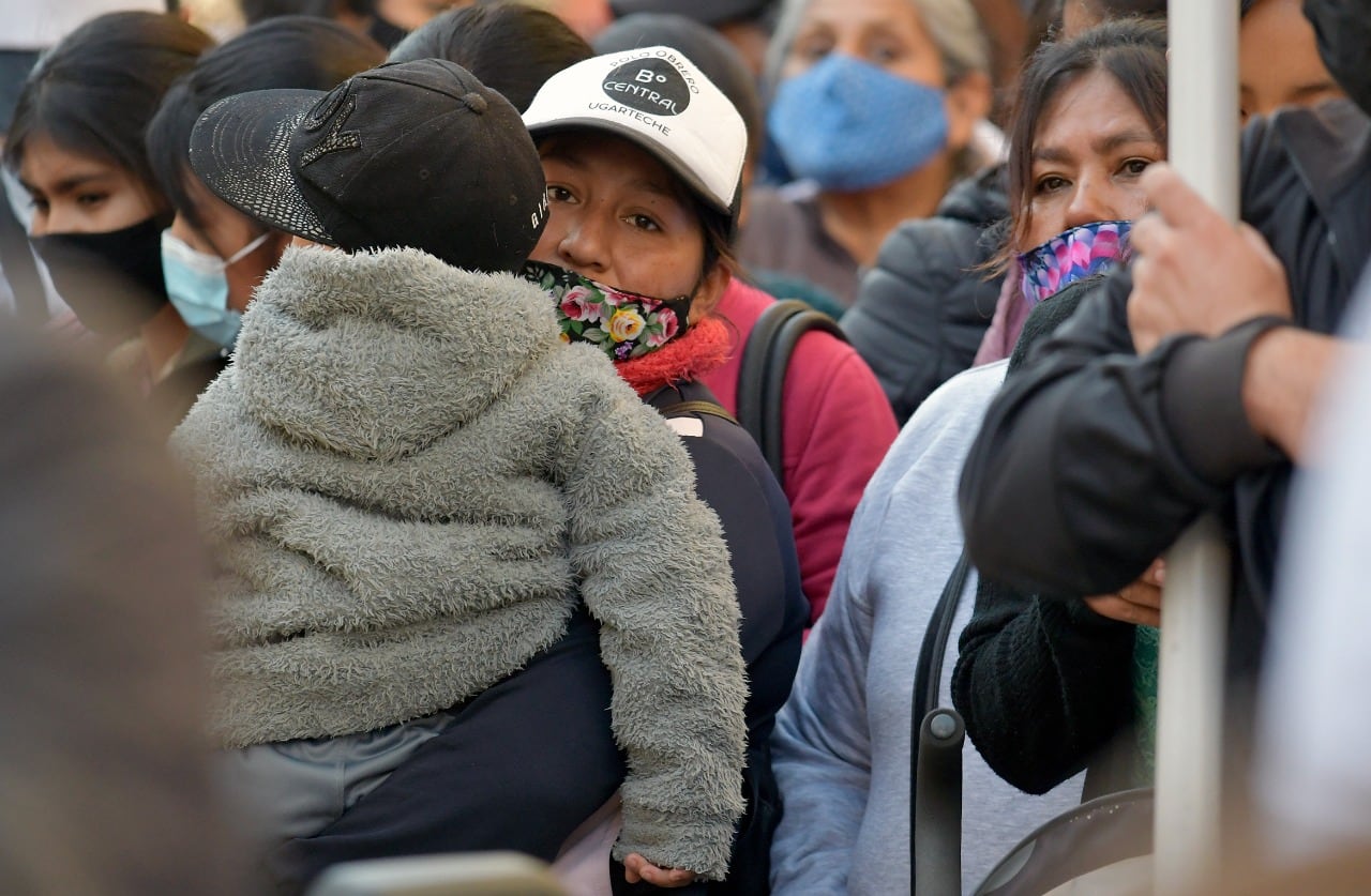 Nueva protesta del Polo Obrero en la Ciudad de Mendoza (Orlando Pelichotti / Los Andes)