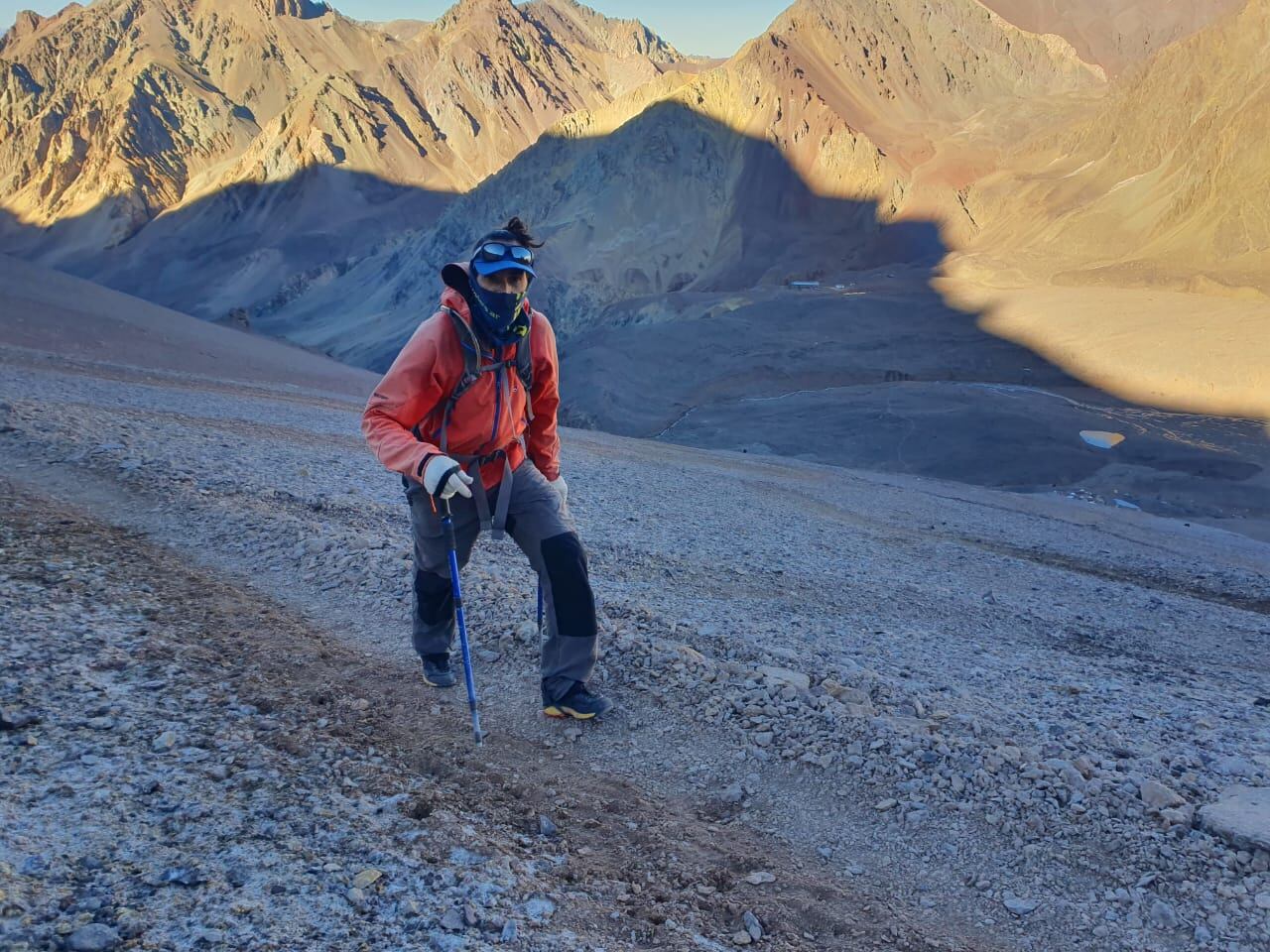 Matías subió el Aconcagua en 3 horas y 20 minutos.