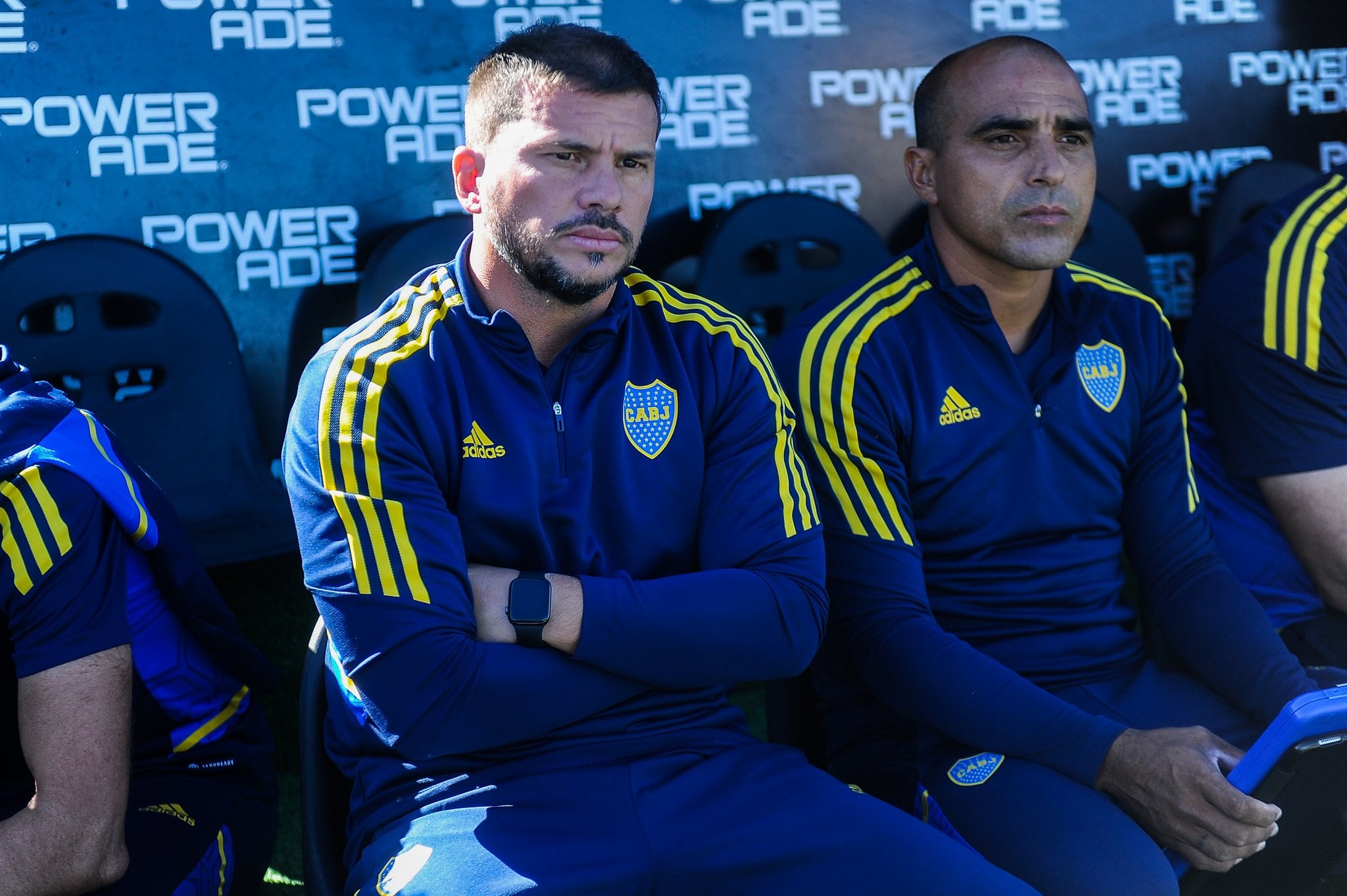 Mariano Herrón junto a Claudio Morel Rodríguez