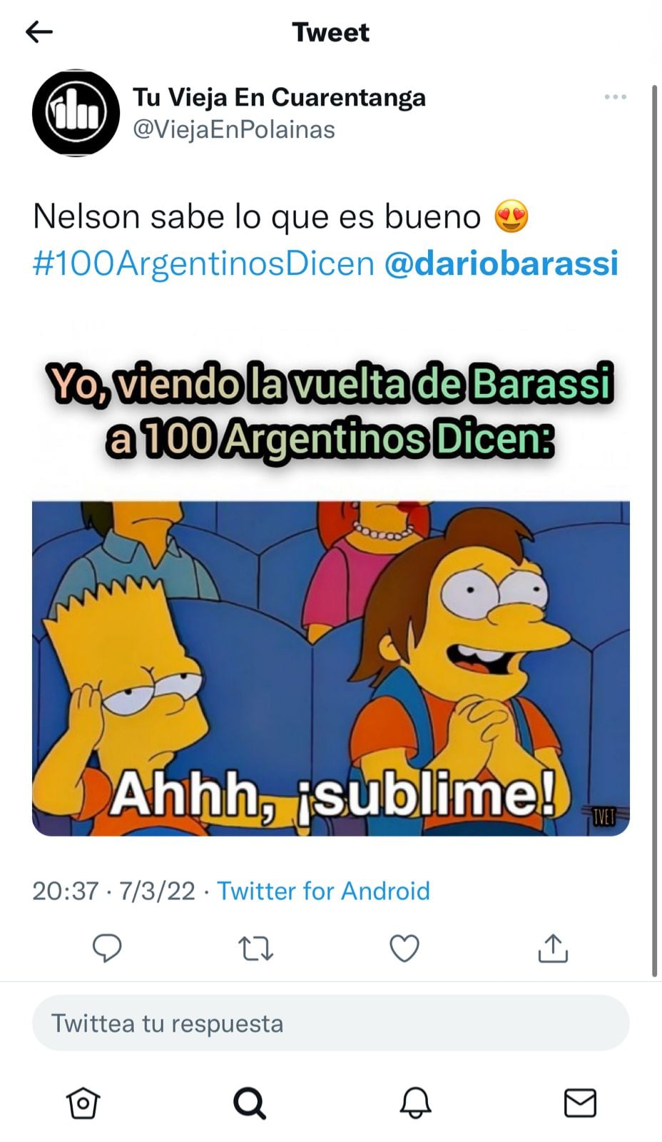 Darío Barassi regresó a la conducción de 100 Argentinos Dicen.