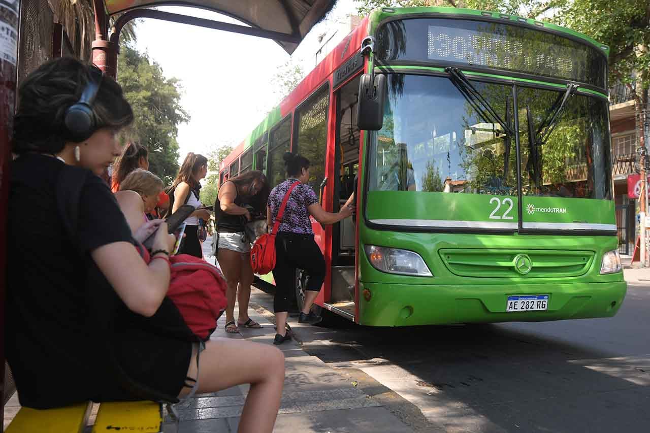 Transporte público de Mendoza. Foto: Los Andes.