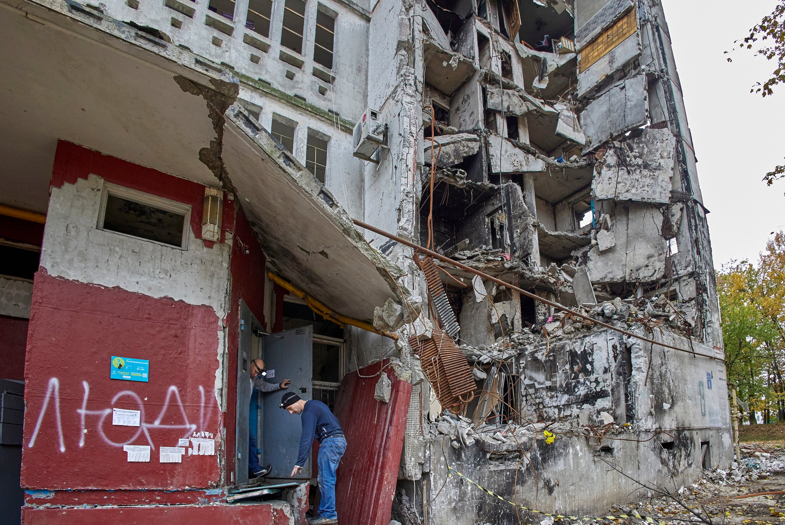 Ciudad arrasada por la guerra en Ucrania. Foto: Gentileza