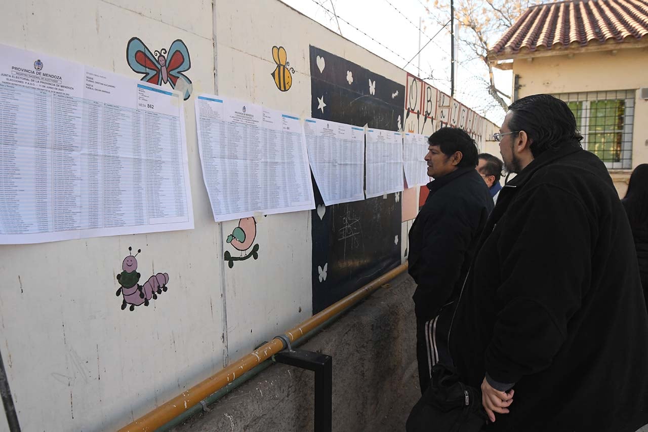 Comenzó la jornada electoral en Mendoza. 

Foto: José Gutierrez / Los Andes