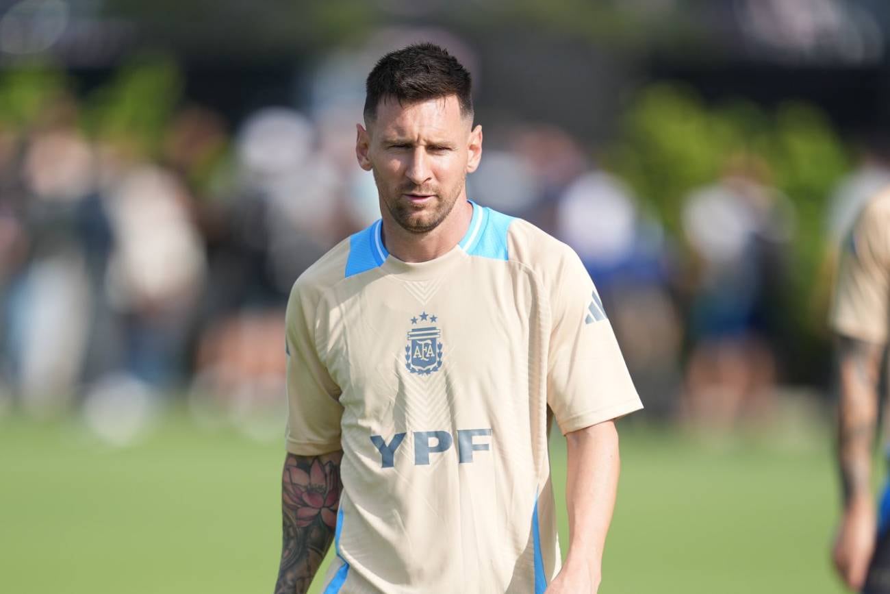 Messi, en la selección  (AFA)