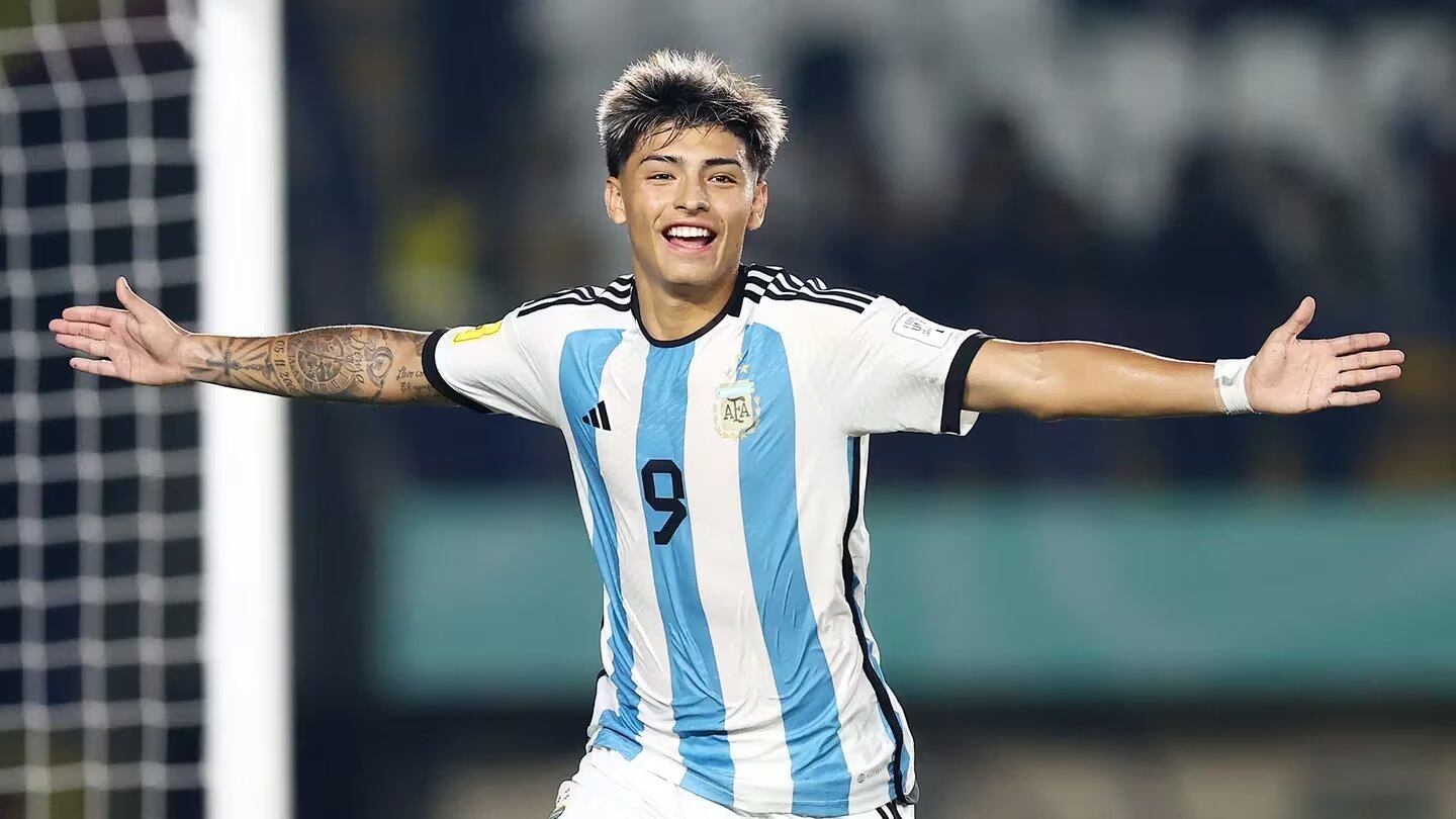 Agustín Ruberto fue el goleador del Mundial sub 17 (AFA)