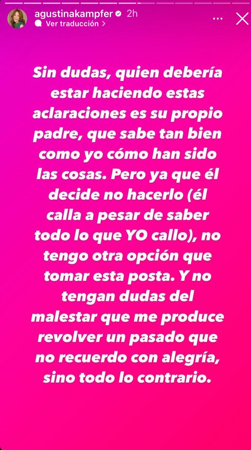 Agustina Kämpfer apuntó contra Morena Rial.