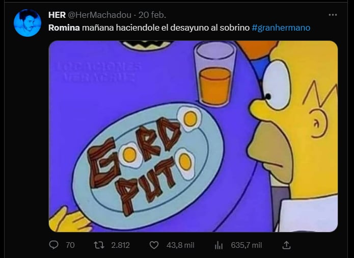 Los memes tras los dichos de Romina