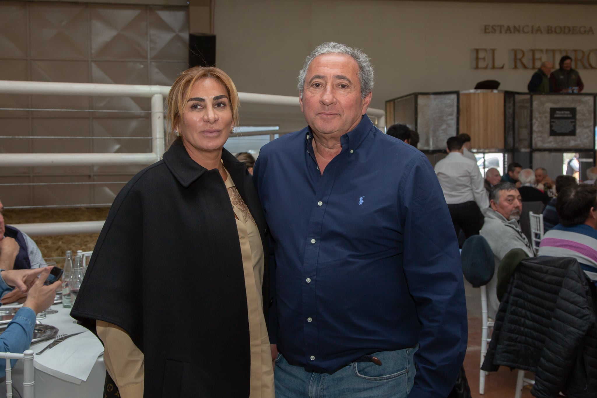 Anfitriones de Estancia Bodega El Retiro, Beatriz Vázquez y Alfredo Vila Santander.