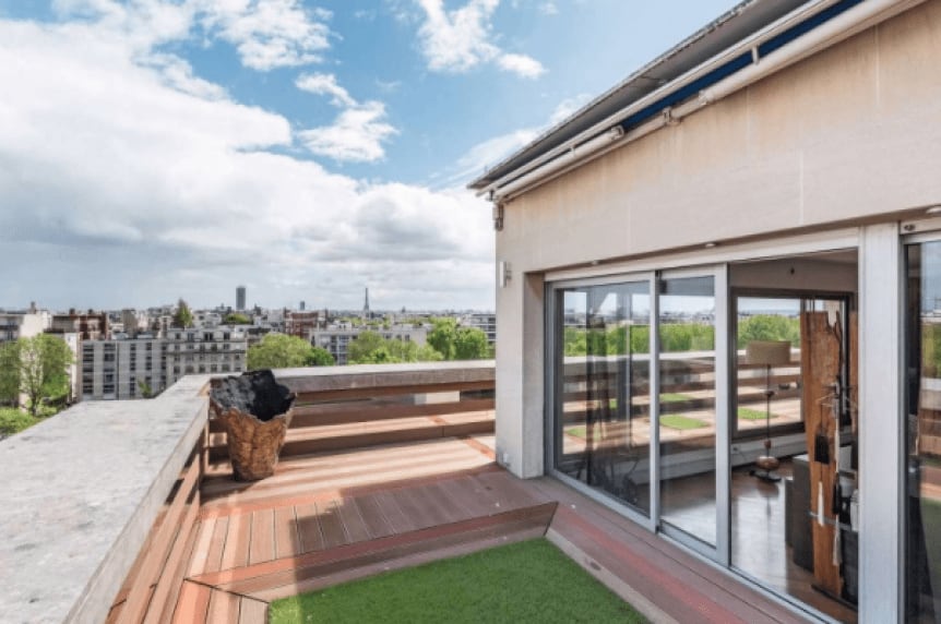 La casa de la familia de Lionel Messi en la localidad de Neuilly-Sur-Seine.