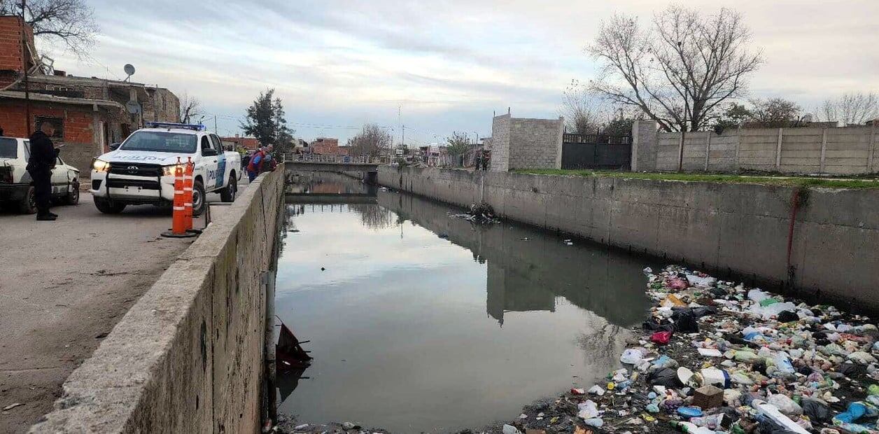 El lugar donde encontraron la valija con los restos del empresario. (Gentileza)