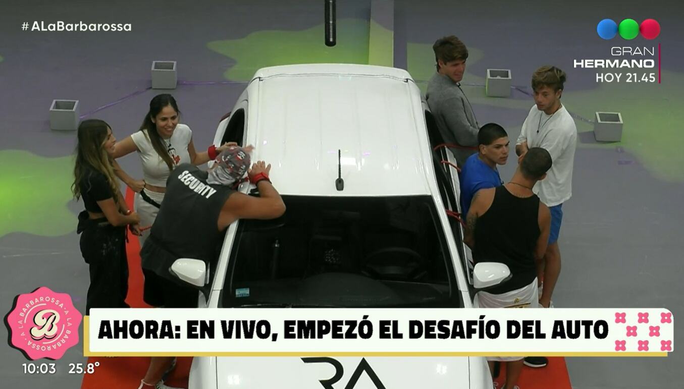 Así empezó la prueba del auto