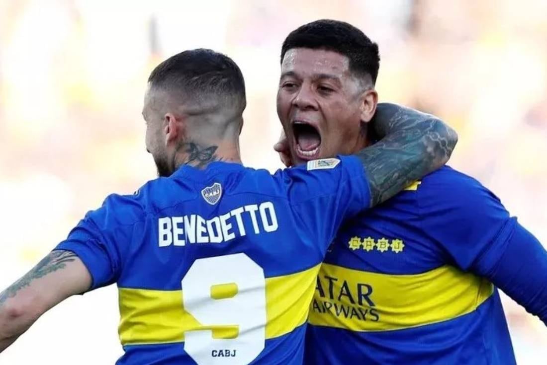 Los referentes Rojo y Benedetto, sancionados por Battaglia (Prensa Boca)