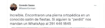 Un usuario de Twitter decidió compartir la búsqueda en redes sociales para dar con el dueño