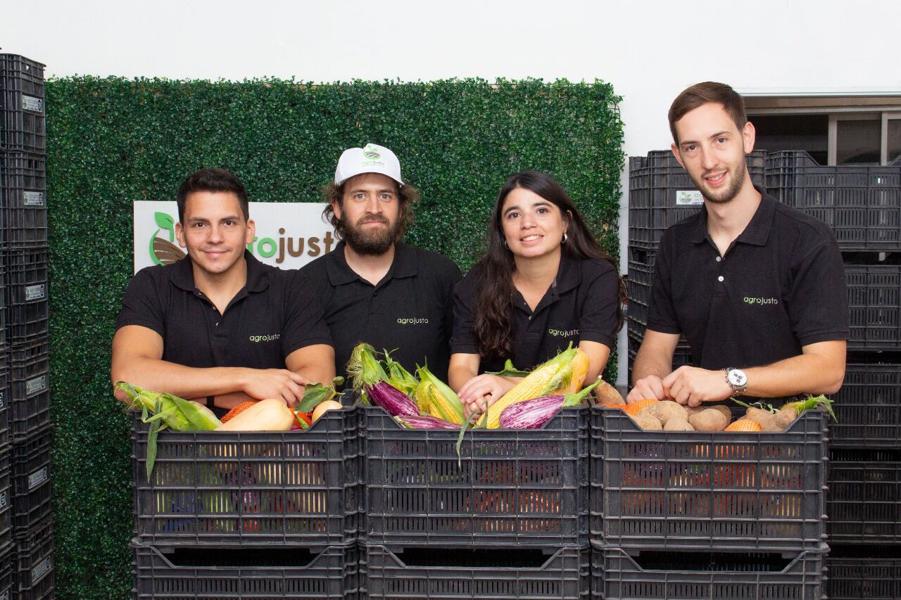 Directores de Agrojusto: Ignacio Lemmo, Matías Lambrese, María Fernanda Bonesso y Rodrigo Pla.