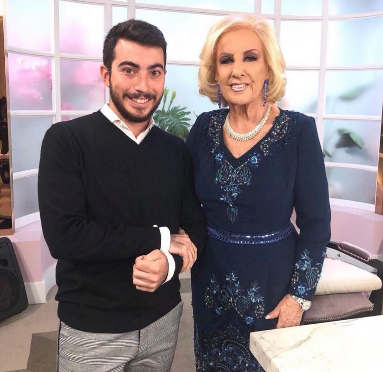 Lucas Castro y Mirtha Legrand se conocen desde hace casi doce años